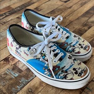 Vans x Disney Authentic Mickey Minnie Mouse Aloha Sneakers Limited Edition